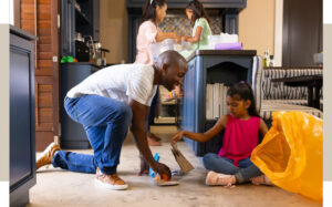 family cleaning